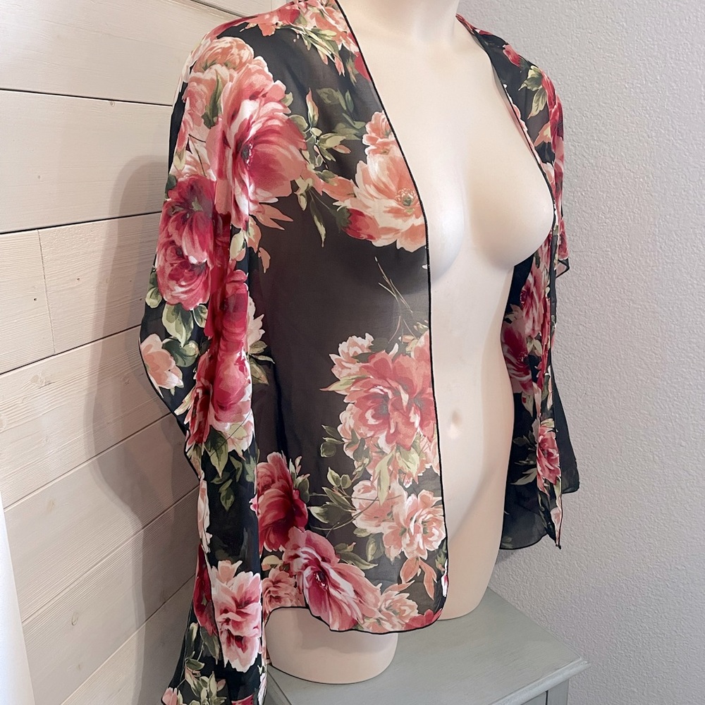 Sheer summer swimsuit coverup